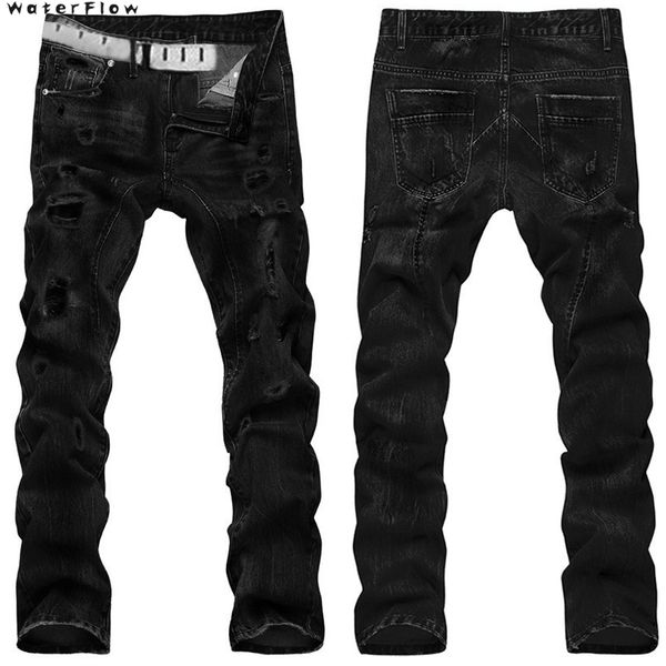 2019 new mens skinny jeans men slim big plus size 28-42 pants fit hole biker ripped denim hip hop motorcycle rock rap jeans, Blue
2019 new mens skinny jeans men slim big plus size 28-42 pants fit hole biker ripped denim hip hop motorcycle rock rap jeans, Blue