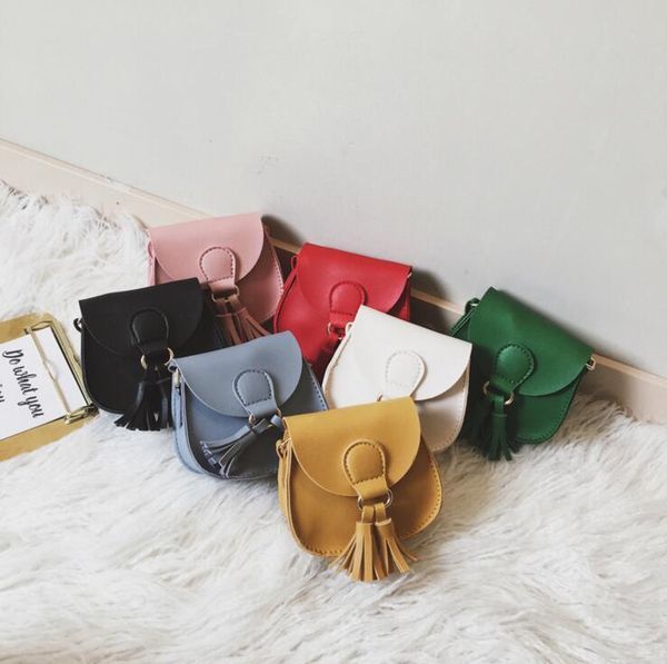 girls bags kids designer tassel messenger bags sling baby mini pu leather shoulder bag children candy color cross body hangbags cls679, White
girls bags kids designer tassel messenger bags sling baby mini pu leather shoulder bag children candy color cross body hangbags cls679, White