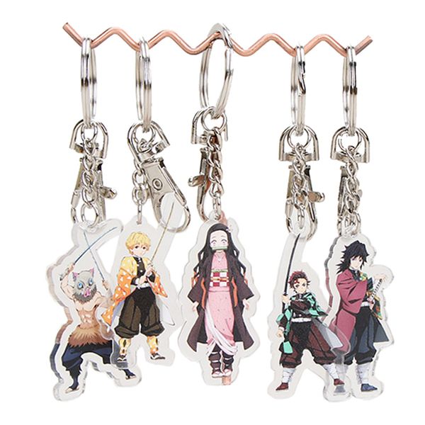 5pcs/set anime keychain demon slayer: kimetsu no yaiba kamado nezuko agatsuma zenitsu double sided key chain cosplay cartoon, Silver
5pcs/set anime keychain demon slayer: kimetsu no yaiba kamado nezuko agatsuma zenitsu double sided key chain cosplay cartoon, Silver