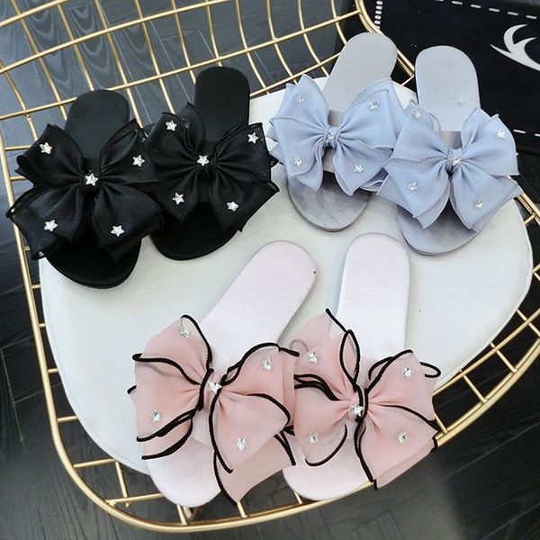 handmade lace flower slides women bling crystal decorate bow mules shoes lady silk riband bow knot flipflops summer casual shoes, Black
handmade lace flower slides women bling crystal decorate bow mules shoes lady silk riband bow knot flipflops summer casual shoes, Black
