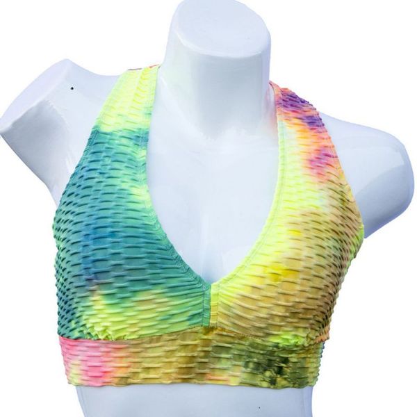 new push-up sports bra women sports bra tie-dye print sling woman yoga halter swimsuit women's underwear, White;black
new push-up sports bra women sports bra tie-dye print sling woman yoga halter swimsuit women's underwear, White;black
