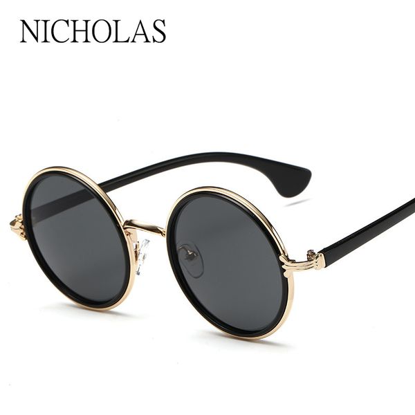 nicholas 2017 retro round sunglasses women men brand designer alloy female sun glasses men feminino lunette soleil, White;black
nicholas 2017 retro round sunglasses women men brand designer alloy female sun glasses men feminino lunette soleil, White;black
