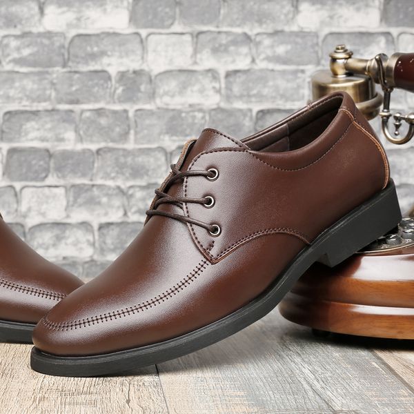 british men leather shoes business leisure leather moccasins men office formal sneakers lace up pointed toes shoe %5630, Black
british men leather shoes business leisure leather moccasins men office formal sneakers lace up pointed toes shoe %5630, Black