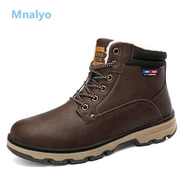 mnalyo super warm men winter boots casual waterproof non-slip thick velvet snow boots winter shoes for men outdoor shoes, Black
mnalyo super warm men winter boots casual waterproof non-slip thick velvet snow boots winter shoes for men outdoor shoes, Black