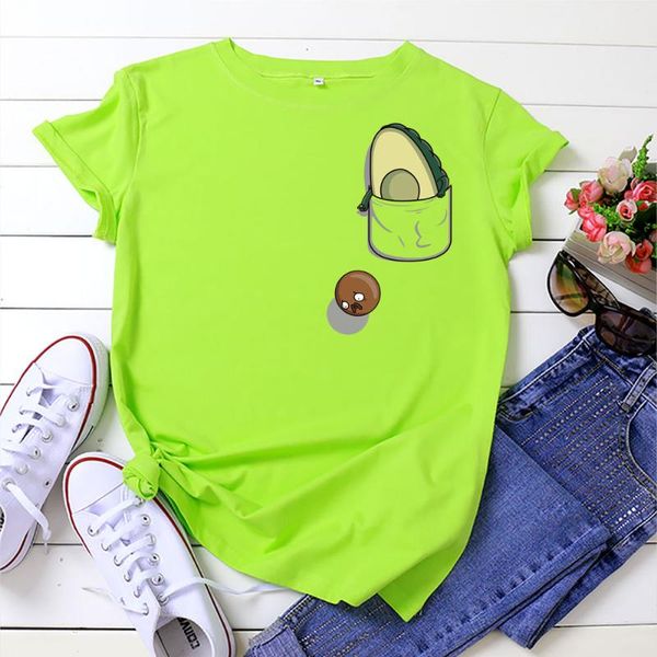 singrain women summer funny avocado t-shirt 100% cotton o neck oversize loose kawaii casual streetwear print tee shirt 2020, White
singrain women summer funny avocado t-shirt 100% cotton o neck oversize loose kawaii casual streetwear print tee shirt 2020, White