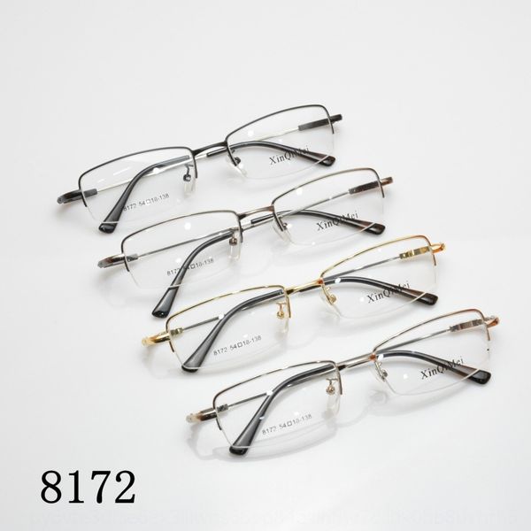 half- memory alloy myopia memory metal myopia glasses frame fancy glasses frame, Silver
half- memory alloy myopia memory metal myopia glasses frame fancy glasses frame, Silver