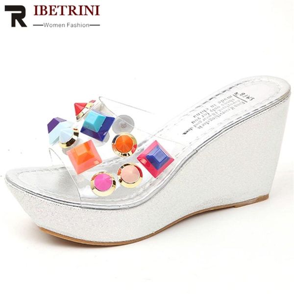 ribetrini new ins fashion colorful rhinestone shoes women super high wedges slides comfy platform slippers, Black
ribetrini new ins fashion colorful rhinestone shoes women super high wedges slides comfy platform slippers, Black