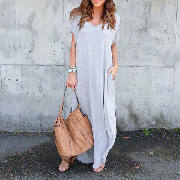 Whole ale eller 9 color ummer knitted tunic long t hirt dre ca ual women v neck ide lit hort leeve long dre pocket
Whole ale eller 9 color ummer knitted tunic long t hirt dre ca ual women v neck ide lit hort leeve long dre pocket