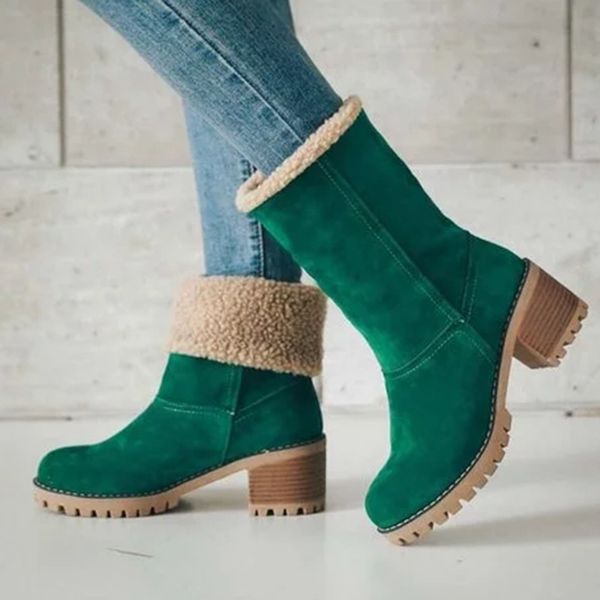 women boots winter shoes round toe warm flock ankle boots for women slip-on snow fashion botines mujer 2019, Black
women boots winter shoes round toe warm flock ankle boots for women slip-on snow fashion botines mujer 2019, Black