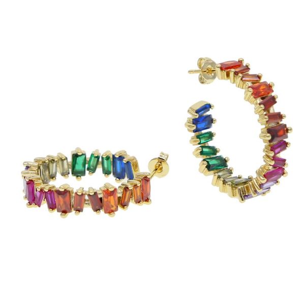 designs fancy irregular colorful cz bar hoop earrings rainbow cubic zirconia for women big punk round earrings brincos, Golden
designs fancy irregular colorful cz bar hoop earrings rainbow cubic zirconia for women big punk round earrings brincos, Golden