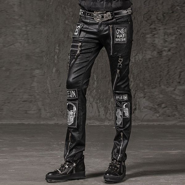 2019 мужская одежда gd волос стилист моды хип-хоп non мейнстрим punk яркий упругая патч случайные штаны плюс костюмы размера, Black
2019 мужская одежда gd волос стилист моды хип-хоп non мейнстрим punk яркий упругая патч случайные штаны плюс костюмы размера, Black