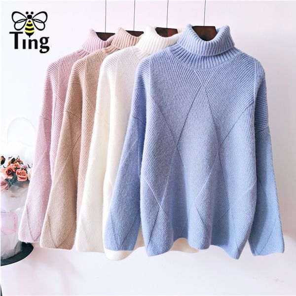 tingfly real ps winter turtleneck sweater women geometric casual knitting pullovers keep warm knitted sweater, White;black
tingfly real ps winter turtleneck sweater women geometric casual knitting pullovers keep warm knitted sweater, White;black