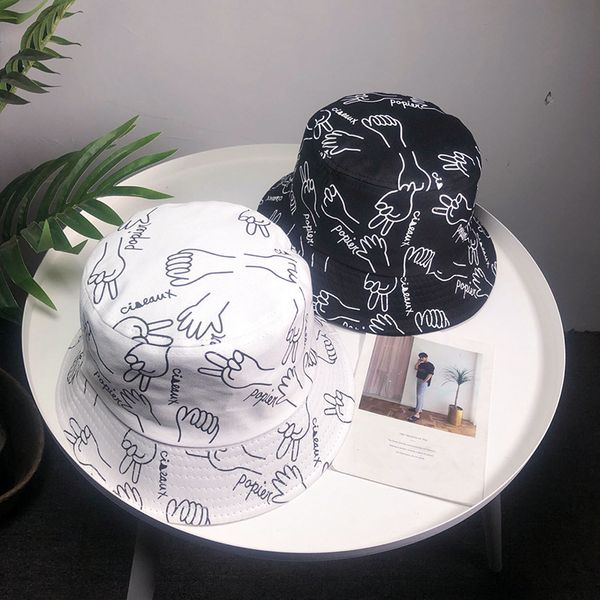 hat women spring and summer korean ladies fisherman hat wild casual outdoor basin cap graffiti hip hop men bucket beanies, Blue;gray
hat women spring and summer korean ladies fisherman hat wild casual outdoor basin cap graffiti hip hop men bucket beanies, Blue;gray