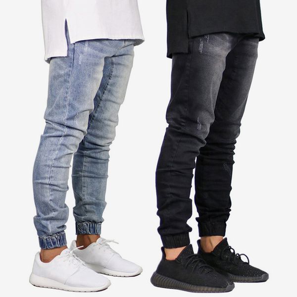 jeans men slim fit casual beam foot homme retro ripped denim trousers fashion stretch men denim jogger design hip hop joggers, Blue
jeans men slim fit casual beam foot homme retro ripped denim trousers fashion stretch men denim jogger design hip hop joggers, Blue
