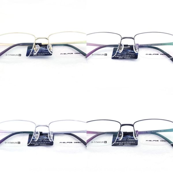 myopia men's pure titanium half-frame myopia glasses quality business casual glasses frame men's, Silver
myopia men's pure titanium half-frame myopia glasses quality business casual glasses frame men's, Silver