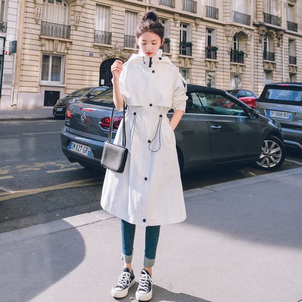 fashion womens trench coats hooded long adjustable waist spring autumn windproof lady female casual clothes red white green, Tan;black
fashion womens trench coats hooded long adjustable waist spring autumn windproof lady female casual clothes red white green, Tan;black