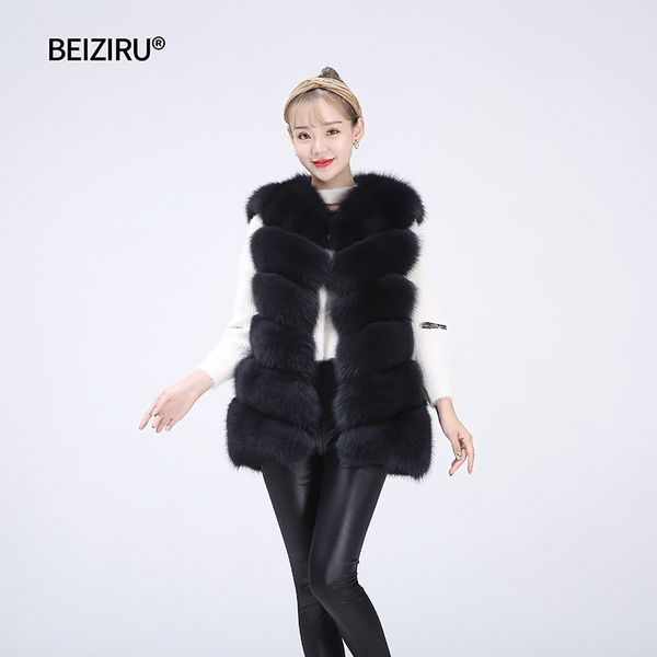beiziru 100%real fur vest coats women natural fur vest 70cm womens real long waistcoat hz14, Black
beiziru 100%real fur vest coats women natural fur vest 70cm womens real long waistcoat hz14, Black