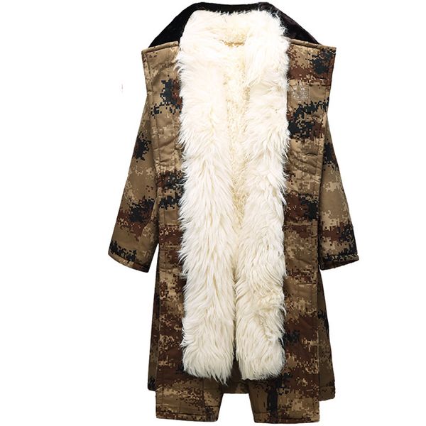 men's down & parkas thickening sheepskin wool winter coats men cashmere army camouflage male 2021 casual warm leather suede trench park, Black
men's down & parkas thickening sheepskin wool winter coats men cashmere army camouflage male 2021 casual warm leather suede trench park, Black
