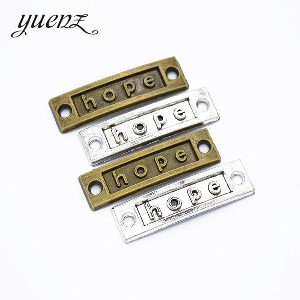 yuenz 7pcs 2 colour antique silver jewelry diy hope charms pendant necklace, earring bracelet 36*10mm s264, Bronze;silver
yuenz 7pcs 2 colour antique silver jewelry diy hope charms pendant necklace, earring bracelet 36*10mm s264, Bronze;silver