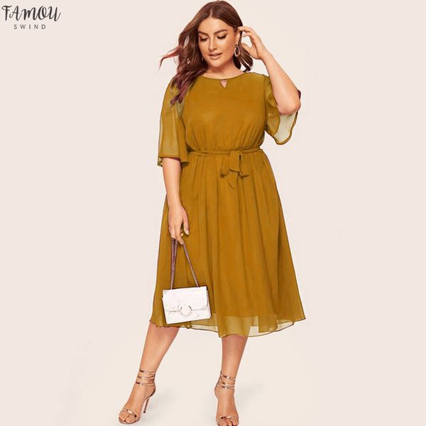 elegant summer dress women 2020 choker v-neck a line ruffle flare sleeve midi dresses holiday chiffon yellow vestidos de verano, Black;gray
elegant summer dress women 2020 choker v-neck a line ruffle flare sleeve midi dresses holiday chiffon yellow vestidos de verano, Black;gray