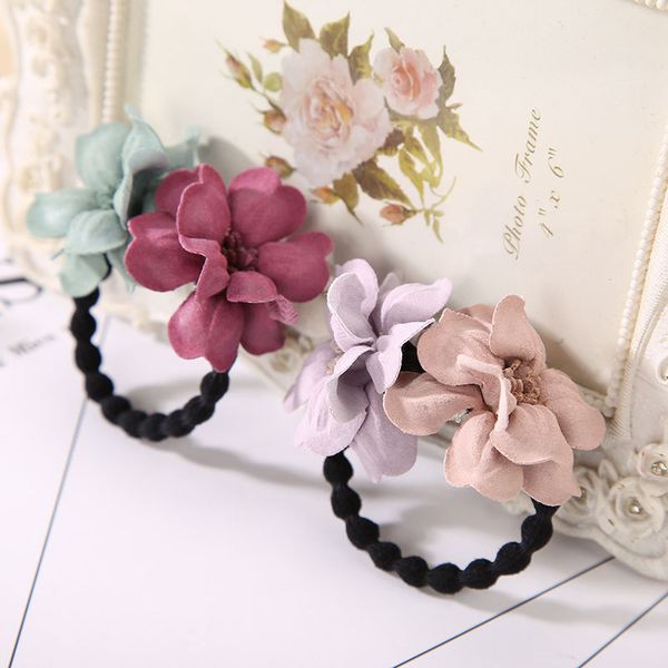 4 patterns each double colors flower nodes rubber bands elastic hair bands women headwear
4 patterns each double colors flower nodes rubber bands elastic hair bands women headwear