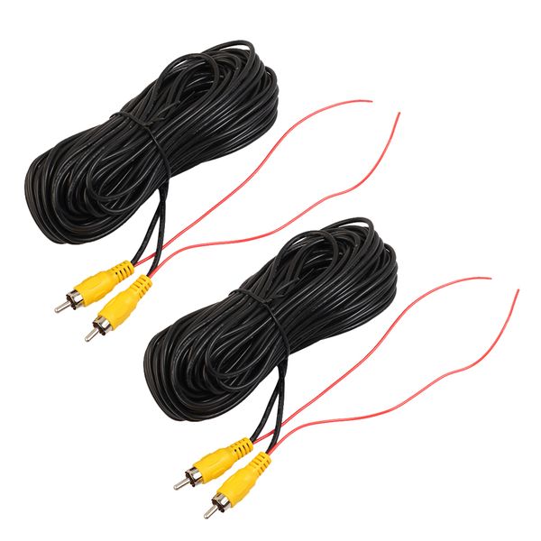 2 pieces car rca video extension cable for auto backup camera monitor rear view parking system 40ft
2 pieces car rca video extension cable for auto backup camera monitor rear view parking system 40ft