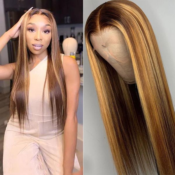 brown blonde lace front wig balayage human hair wig 13x4 frontal straight lace front human hair maxine remy 150%, Black;brown
brown blonde lace front wig balayage human hair wig 13x4 frontal straight lace front human hair maxine remy 150%, Black;brown