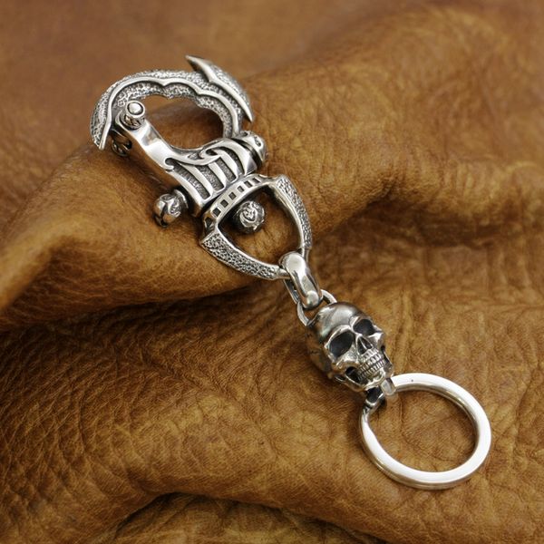 925 sterling silver huge helmet skull keyring mens biker punk keychain 8j035, Slivery;golden
925 sterling silver huge helmet skull keyring mens biker punk keychain 8j035, Slivery;golden