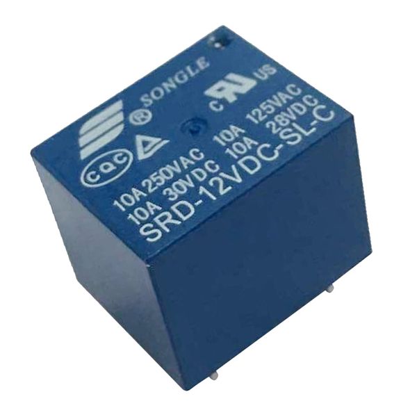 10pcs songle 12v 1 ch relay srd-12vdc-sl-c 250v ac 30v 10a dc workshop
10pcs songle 12v 1 ch relay srd-12vdc-sl-c 250v ac 30v 10a dc workshop