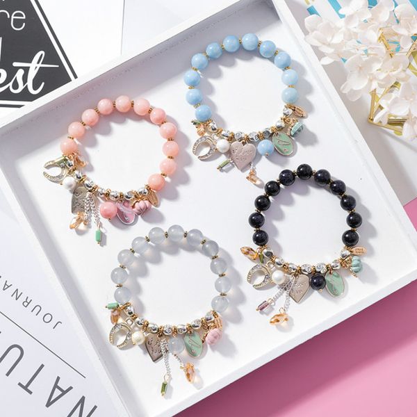 doreen box new fashion multi- crystal beaded stretch moon heart alloy rhinestone charms bracelets for women party jewelry, Black
doreen box new fashion multi- crystal beaded stretch moon heart alloy rhinestone charms bracelets for women party jewelry, Black