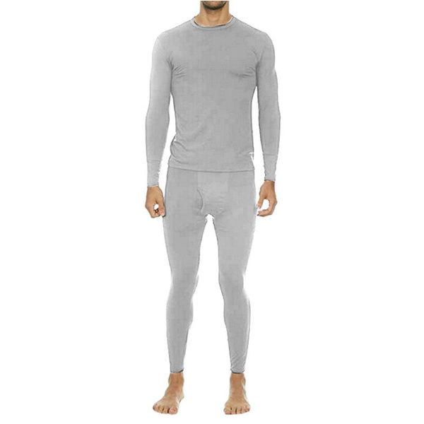 solid winter thermal underwear men's daily comfortable suit circular collar warm clothing set #0927 a#487, Gray
solid winter thermal underwear men's daily comfortable suit circular collar warm clothing set #0927 a#487, Gray