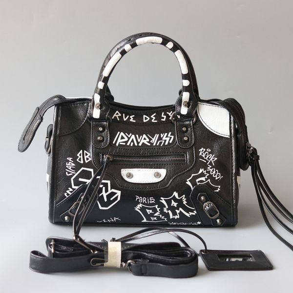 womens motorcycle studs tassels graffiti handbag totes shoulder fashion large pu leather punk multi-colors 6colors
womens motorcycle studs tassels graffiti handbag totes shoulder fashion large pu leather punk multi-colors 6colors