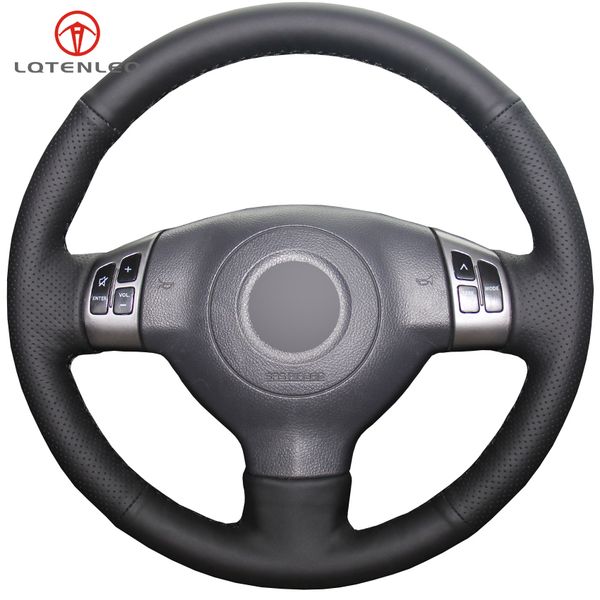 lqtenleo black artificial leather hand-stitched car steering wheel cover for sx4 alto swift old swift splash agila
lqtenleo black artificial leather hand-stitched car steering wheel cover for sx4 alto swift old swift splash agila