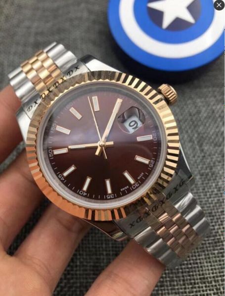 luxury ceramic bezel 2813 mechanical automatic movement mens stainless steel stainless steel wristwatches sapphire super luminou, Slivery;brown
luxury ceramic bezel 2813 mechanical automatic movement mens stainless steel stainless steel wristwatches sapphire super luminou, Slivery;brown