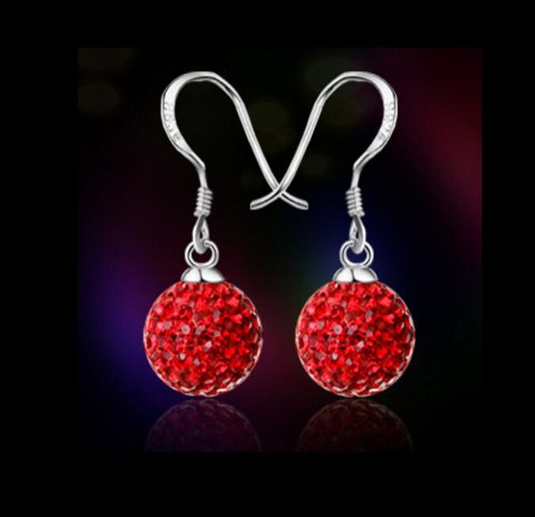 new 503+++super beauty arcane drill red earrings, Silver 
new 503+++super beauty arcane drill red earrings, Silver