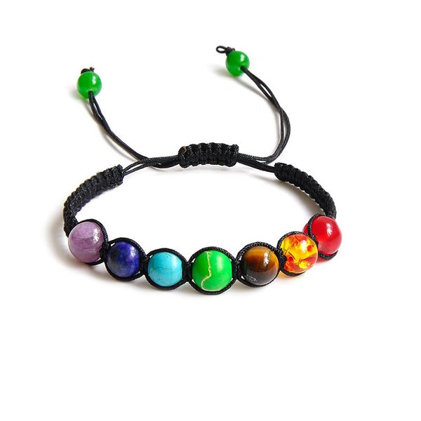fashion 7 chakra bracelet 8mm stone yoga bracelet healing balance supernatural lava reiki stones beads women jewelry, Golden;silver
fashion 7 chakra bracelet 8mm stone yoga bracelet healing balance supernatural lava reiki stones beads women jewelry, Golden;silver
