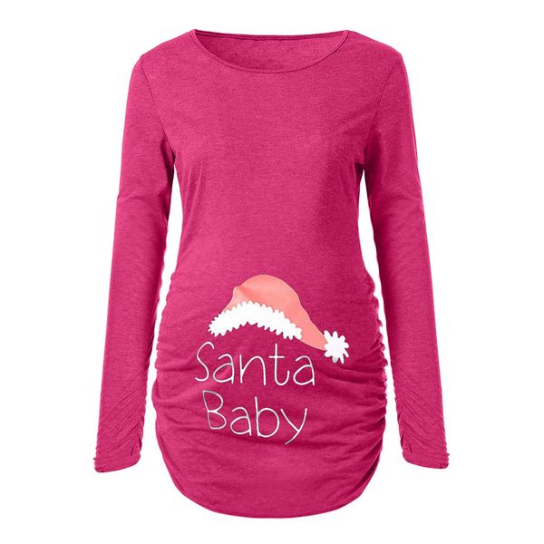 pregnancy t shirt women's print christmas side ruched long sleeve maternity pregnancy ropa para embarazada maternity shirt, White
pregnancy t shirt women's print christmas side ruched long sleeve maternity pregnancy ropa para embarazada maternity shirt, White