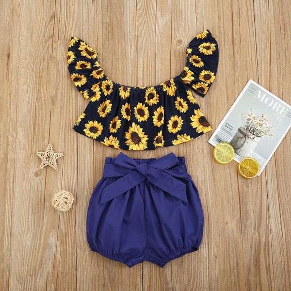 baby girl summer clothes toddler kids baby girls sunflower print t-shirt bow shorts outfits set casual clothes newborn 2020, White
baby girl summer clothes toddler kids baby girls sunflower print t-shirt bow shorts outfits set casual clothes newborn 2020, White