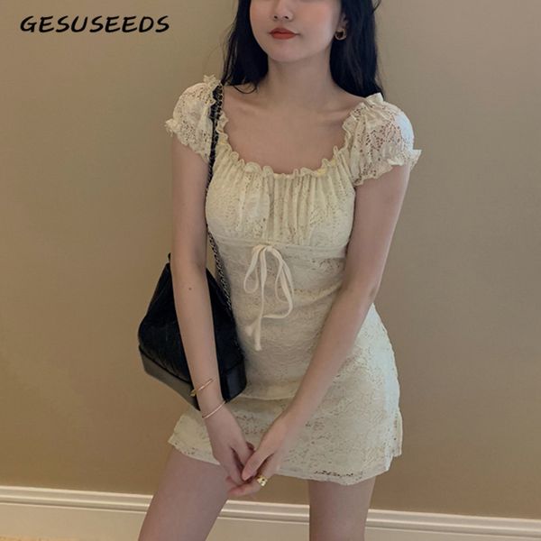 party dresses summer dress vintage lace elegant puff sleeve mini off shoulder ruffle ruched causal vestidos korean, White;black
party dresses summer dress vintage lace elegant puff sleeve mini off shoulder ruffle ruched causal vestidos korean, White;black