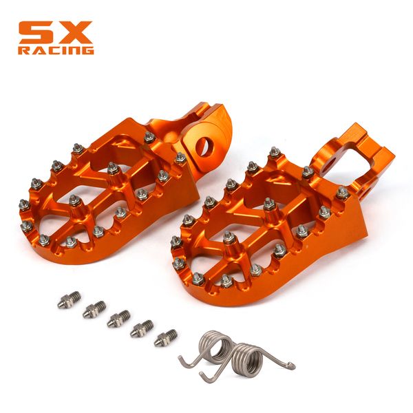 

foot pegs footpeg pedals rest for sx sxf exc exc xc xcf xcw 85 125 150 250 300 350 450 530 tc fc te fe tx fx fs 16 17 18