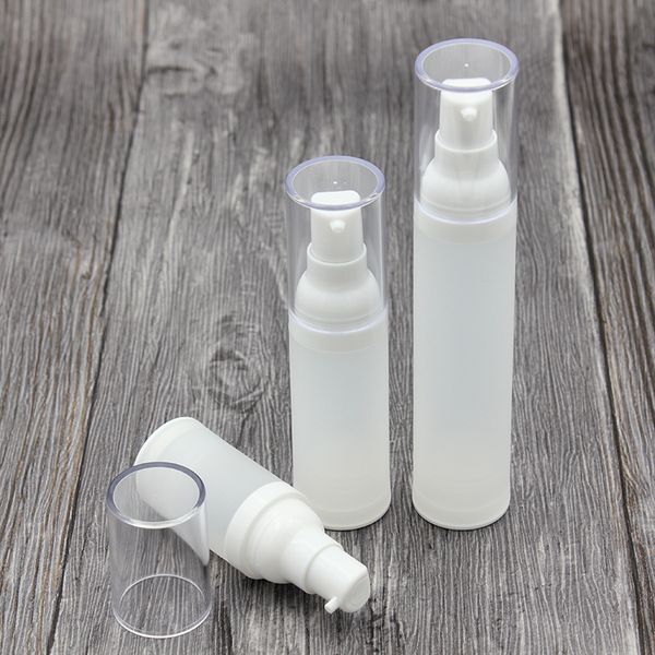 15ml 30ml 50ml clear frosted empty cosmetic airless bottle portable refillable pump lotion bottles for travel
15ml 30ml 50ml clear frosted empty cosmetic airless bottle portable refillable pump lotion bottles for travel