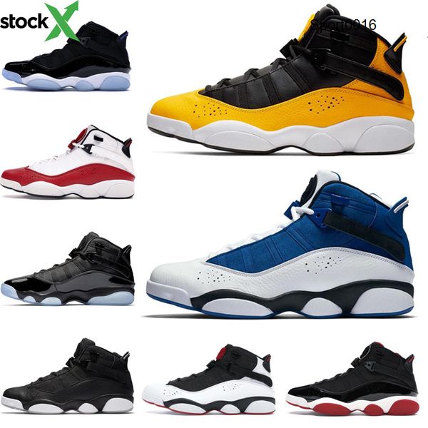 men basketball shoes 6 six rings concord confetti taxi bred space jam metallic gold mens trainers athletic sports sneakers 7-13, Black
men basketball shoes 6 six rings concord confetti taxi bred space jam metallic gold mens trainers athletic sports sneakers 7-13, Black
