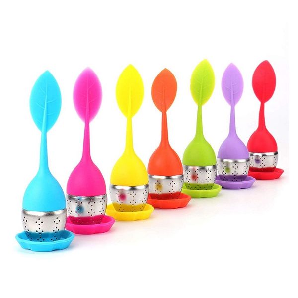 tea infuser - set of 7 silicone handle stainless steel strainer drip tray included - loose tea steeper - tea infuser for lo
tea infuser - set of 7 silicone handle stainless steel strainer drip tray included - loose tea steeper - tea infuser for lo