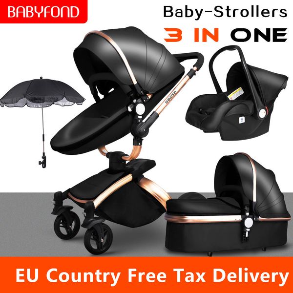 multi-functional luxury baby stroller 4 in 1 high landscape stroller gold frame pu pram two-way car seat bassinet newborn
multi-functional luxury baby stroller 4 in 1 high landscape stroller gold frame pu pram two-way car seat bassinet newborn