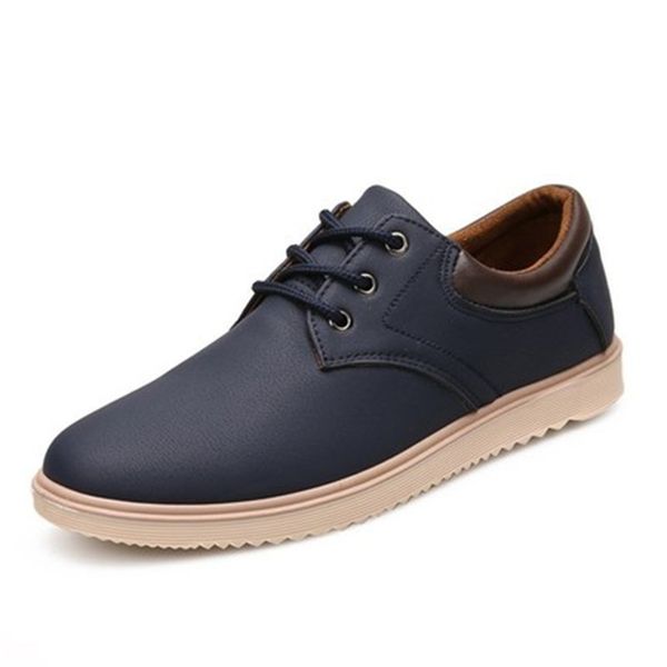 2019 spring and autumn new casual shoes leather shoes men's trend low to help wild comfortable men, Black
2019 spring and autumn new casual shoes leather shoes men's trend low to help wild comfortable men, Black