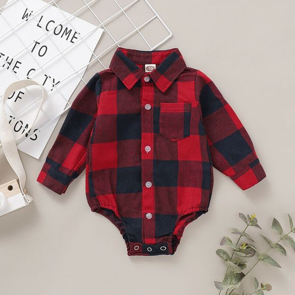 2020 fashion newborn baby boys girls christmas plaid romper jumpsuit xmas clothes outfits 0-24m, Blue
2020 fashion newborn baby boys girls christmas plaid romper jumpsuit xmas clothes outfits 0-24m, Blue