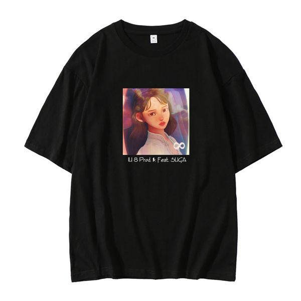 women's t-shirt kpop iu hit song eight cartoon image printing o neck t shirt for summer style short sleeve loose, White
women's t-shirt kpop iu hit song eight cartoon image printing o neck t shirt for summer style short sleeve loose, White