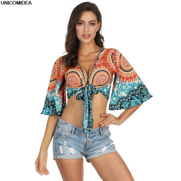 2019 beach women blouse shirts cardigans 3d casual female bohemian gypsy thai clothes short outwear loose shirts beachwear, White
2019 beach women blouse shirts cardigans 3d casual female bohemian gypsy thai clothes short outwear loose shirts beachwear, White