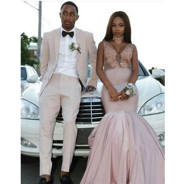 perfect blush trumpet prom party dress deep v neck for black girls applique sequins satin ruched long african evening formal gowns cheap
perfect blush trumpet prom party dress deep v neck for black girls applique sequins satin ruched long african evening formal gowns cheap