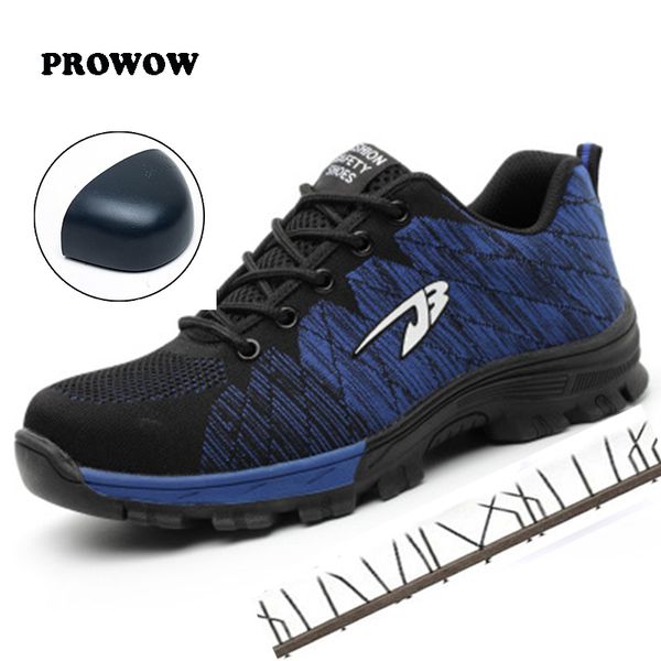 2019 spring and summer men's steel work safety shoes lightweight breathable casual sports shoes anti-puncture protective boots, Black
2019 spring and summer men's steel work safety shoes lightweight breathable casual sports shoes anti-puncture protective boots, Black